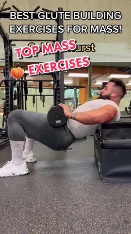 BEST GLUTE BUILDING EXERCISES FOR MASS! #glutesworkout #glutes #GymTok #fyp 