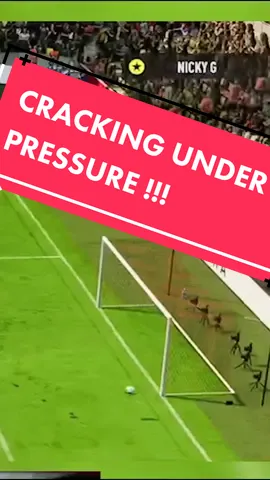 cracking under pressure 🥴  #fyp #fifa #fifa23 #fifaproclubs #proclubs