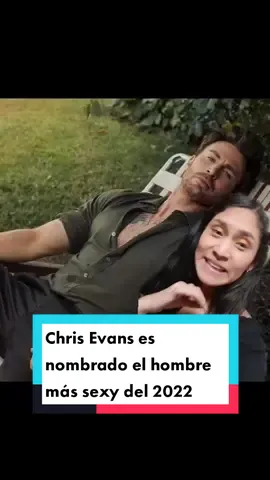 Chris Evans es nombrado el hombre más sexy del 2022. 😍😚 #chrisEvans  #Capitan  #people #sexy #greenscreen 