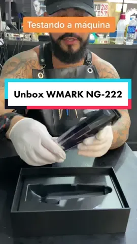 Testando a máquina cópia da JLR , essa é a WMARK NG-222 na faixa de 450,00 e com potência de 7000rpm #CapCut #umbox #maquinanova #barbershop #barberlife #barbeiro