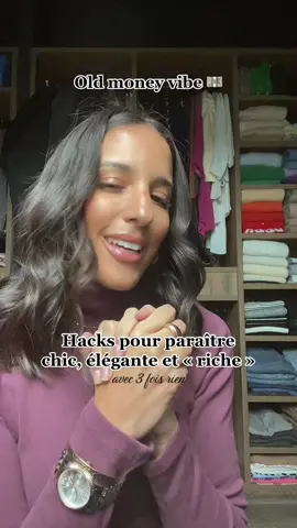 Mes petites astuces pour être chic et élégante en toutes circonstances 💁🏽‍♀️ #astuce #astuces #astucetiktok #fashionhacks #fashionhack #hacks #hack #hackforgirls #girlshack #fashion #oldmoney #oldmoneyaesthetic  #fashiontiktok #pourtoi #fyp #fypシ 
