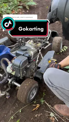 Replying to @adk_man or we could get a 2 stroke? #gokarts #2stroke #track #fyp 