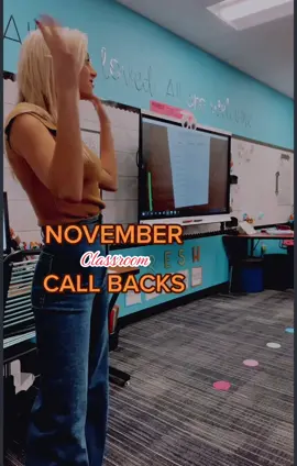 Saw these cute callbacks on Instagram and wanted to try them out🦃🍗 #teacher #teachertok #teachersoftiktok #callbacks #teachersbelike #teacherlife #november #teachers #classroom 