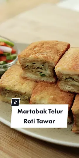 Sangat Praktis & Gurih! Resep MARTABAK TELUR ROTI TAWAR. Resep lengkap cek di YouTube Devina Hermawan ya😉