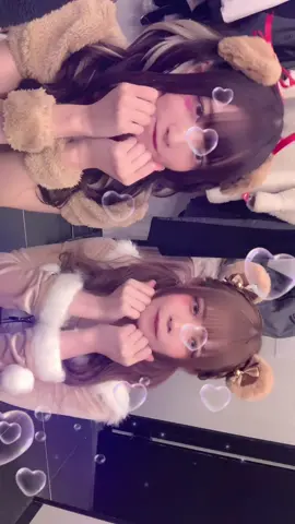 この日は🐶と🐻@ぷりん @ゆま #NANIMONO #アイドル 