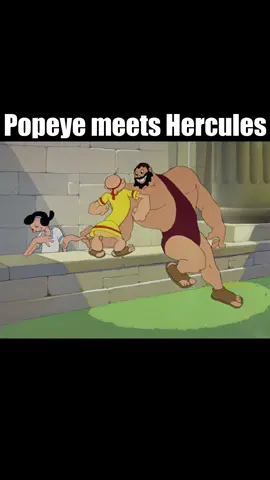 Popeye meets Hercules #popeye #popeyethesailorman #cartoon #cartoons #vintage #funny #funnyvideos #funnyvideo #animation #lol #wtf #hercules