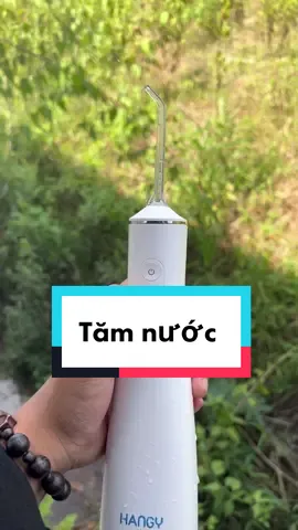 Cách để răng miệng luôn sạch sẽ thơm tho bằng tăm nước #baovudayreview #tamnuoc #dqn #xuhuong 