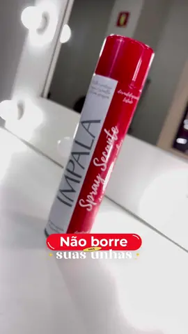 Nunca mais borre sua unha, esse spray secante da Impala da um super brilho e faz com que a secagem do seu esmalte seja mais rápida! Disponível no site e nas lojas Ikesaki ❤️ #manicure #impala #esmalte #dicadebelezachallenge #esmaltedasemana #ikesaki 