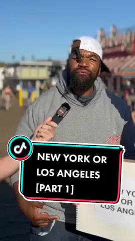 I think this man doesn't like New York 😂🗽🌇 #manonthestreet #newyork #la #losangeles #thisorthat 
