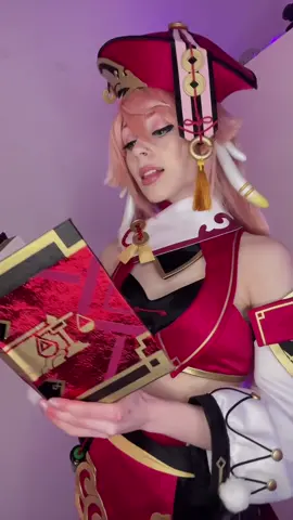 lowkey this audio kinda sounds like her 👀 #GenshinImpact#yanfei#cosplay 