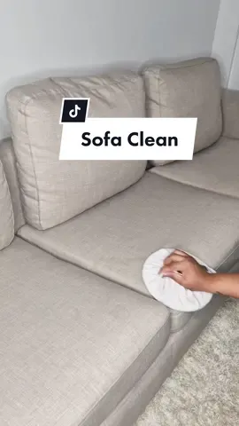 The end result though😍 #CleanTok #sofacleaning #stainremoval #cleaning 