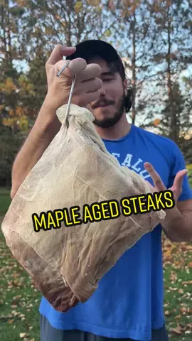 Dry aged steaks > wagyu 🥩 #steak #tailgateszn #maplesyrup 