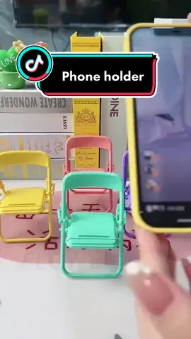 Mini Chair Mobile Phone Holder #phoneholder #foryoupage #fyp #tiktokshopbudol 