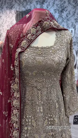 Instagram: dulhanbradford #fyp #viral #latest #fashion #designer #style #stunning #trendy #bridal #lehnga #dress #gown #wedding #indian #pakistani #outfit #custommade #maxi #uk 