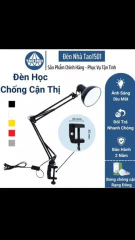 Siêu sale 11/11 Đèn Học Kẹp Bàn Đọc Sách Làm Việc Bóng Led Đổi 3 Màu Thông Minh #tao1501 #denhoc #denhocchongcan #denled #denledthongminh #xuhuong #den 
