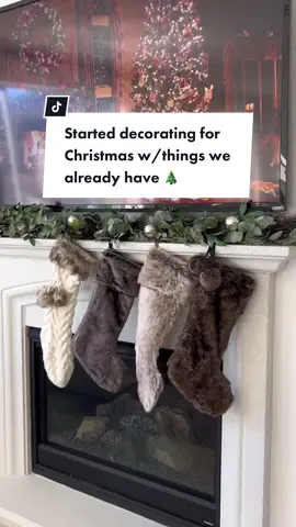 I really wanted to go for a new theme this year. But we spent so much with renovations and the pool so I decided to use what we already have. #christmastiktok #christmasdecor #holiday #tistheseason #christmascountdown #homedecor #christmasvibes #fyp #Home #neutralchristmasdecor 