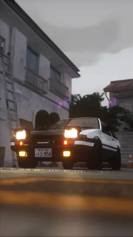 Takumi ? 😳 Toyota Sprinter Trueno (AE86) 🔰 Sorry if the sound doesn’t fit at all, had some copyright issues so had to put a random one instead… #fyp #fypシ #foryoupage #totota #toyotaae86 #ae86 #trueno #jdm #jdmcars #initald #trending #viral 