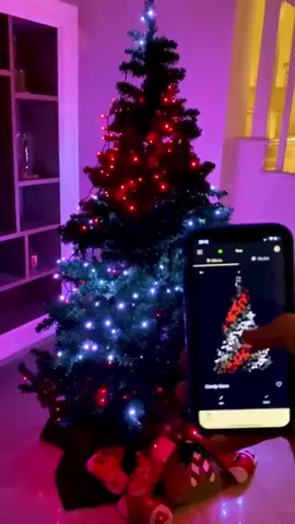Technology these days is unreal cool - Get yours NOW, LINK IN BIO! 🎄 #twinkly #christmaslights #christmastree #smarttree #led #christmas2020 #fyp 