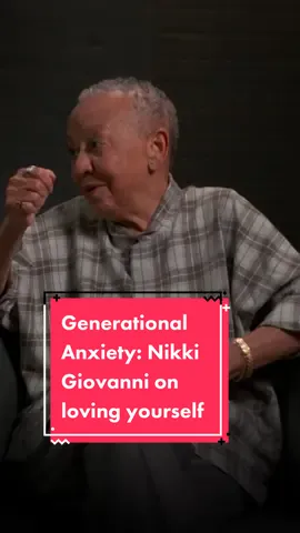 #NikkiGiovanni talks about the importance of loving yourself in the premiere episode of #GenerationalAnxiety with creator and host Bianca Vivion. Watch it on ALL ARTS for free any time!  #fyp #genz #millennial #Love #selflove #talkshow #art #poetry #writing