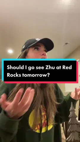 What should I do? Bc I absolutely adore Zhu but I also want to be smart and safe. #zhu #redrocks #denver #edm #fyp 