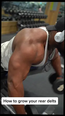 How to grow your rear delts #Fitness #nixlotdameus #gym #atlanta #bodybuildingtips  