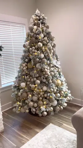 Part 3 of putting our Christmas tree up, I’m obsessed with how it turned out! 😍 Do you guys think we should add a tree topper? 🤪🎄🌟  #fyp #foryoupage #christmas #christmastree #christmasinnovember #christmas2022 #neutrals #neutralinterior #neutralinspo #neutralhomedecor #aesthetic #christmastiktok #christmasdecor #countdowntochristmas #christmascountdown #flockedchristmastree #treeinspo #holiday #christmasdecorating #Home #christmastreeinspo #christmastreedecoration #christmasdecorating #holidaydecor #holidaycountdown #holidaycheer #falltochristmas #neutralchristmasdecor #christmastreedecor #christmaslivingroom  