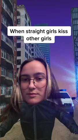 But I kiss my girlfriend and they call me a slur? #wlw #lesbian #bi 