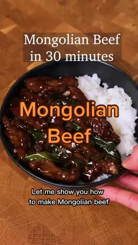 Mongolian Beef - better than the TAKEOUT   Ingredients: 🥩300g of flank steak, thinly sliced 🌽1/4 cup of cornstarch 🥬4 stalks green onions, green parts only and cut into 2 inch pieces  Sauce: 🐄1/4 cup of beef stock 🧂1/4 cup of light soy sauce 🍯1/3 cup of  brown sugar 🧂2 tsp of ginger, minced 🧄4 cloves of garlic, minced  Steps: 1. Slice your steak into 1/4