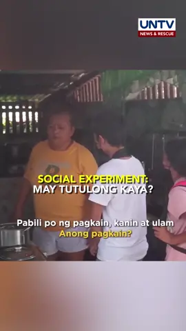 Social Experiment: Mga batang gutom pero kulang ang pera, may tutulong kaya? #SocialNewsPH #untvnewsandrescue #untv