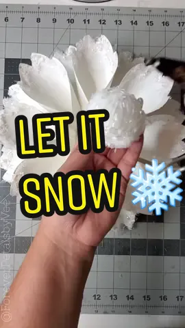 Be sure to follow me over on FB for step by step paper flower tutorials! #paperflowertiktok #paperflowers #foreverpetalsbyvee #christmasdecor 