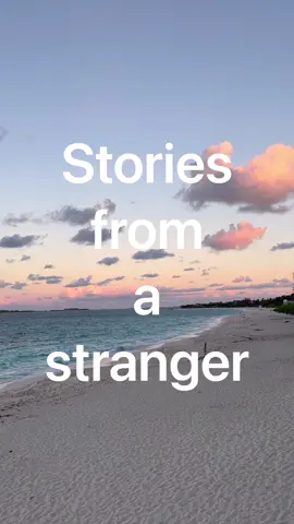 Every stranger has a story, let’s start listening <3