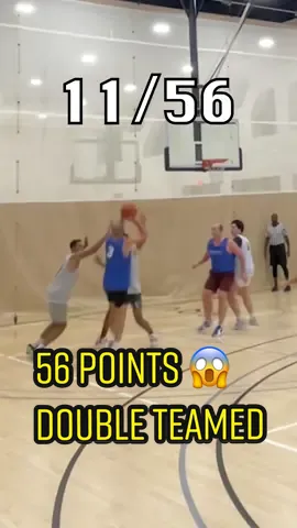 I had 56 points playing 4 VS 5 😓 #NBA #basketball #ballislife #hooper 
