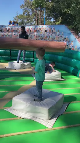 #funnykids #bouncehouse #toddlersoftiktok #fail #parentfail  he wasnt ready…