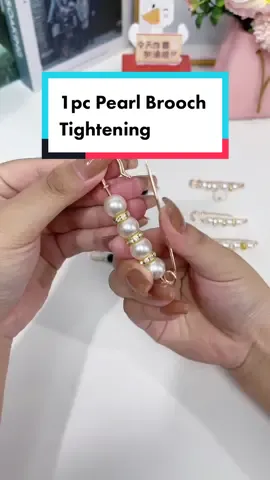 1pc Pearl Brooch Tightening Waist pin #brooch #foryoupage #fyp #tiktokshopbudol 