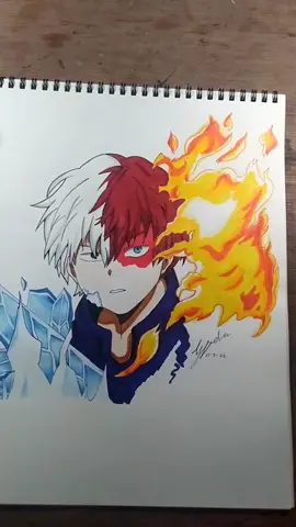 Icy hot man todoroki #todoroki #todorokishoto #shototodoroki #bokunoheroacademia #bnha #mha #myheroacademia #todorokifanart #todorokidrawing #bnhafanart #mhafanart #fypシ #foryoupage #foryou #fyp #fypart #animedrawing 