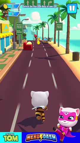 Talking Angela Hero Dash Run Game Ep:1 #shorts #game #cartoon #talkingtom 