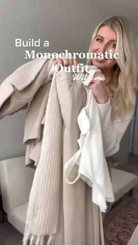 Beige and cream all winter #OOTD #winterstyle #buildanoutfit #monochromeoutfit #elevatedstyle #smallfashioncreator #fyp 
