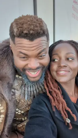 We were in Wakanda forever, and now #WakandaForever is yours. 🙅🏿‍♀️ #marvel #marvelstudios #blackpanther #mbaku #nakia #behindthescenes 
