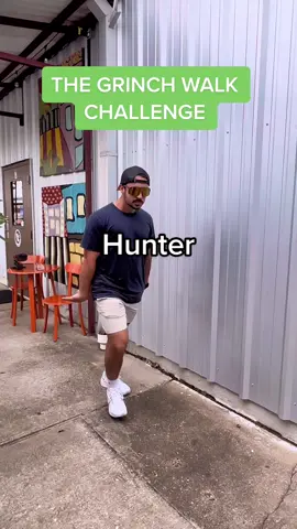 Comment who did it best!!! #hunteranddevin #grinchwalk #trend #grinchmas #challange 