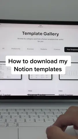 Check out my Notion templates on my new website. Using a ready-to-use template is the best way to get started in Notion. #notion #notiontemplate #notiontips #ipadtemplate #ipadplanner #ipadpro #notiontok 
