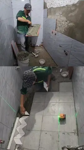 Kỹ thuật ốp lát chuẩn 1 toilet 