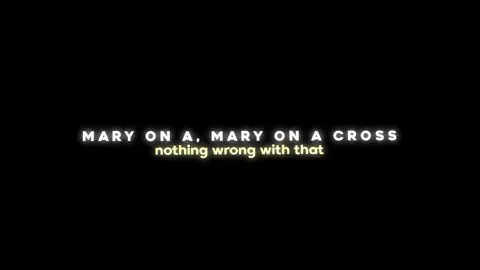Mary On A Cross🎶 #conanfy #lyrics #perfectedts #fyp 