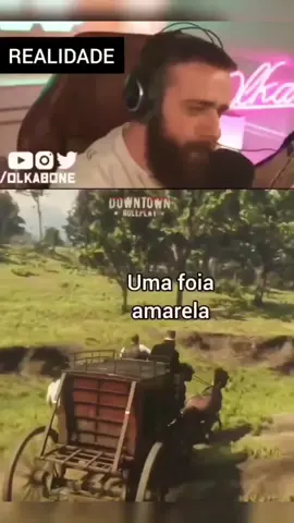 Olha aonde Uma Folha Amarela chegou 🤣 E você, já cantou uma foia Amarela hoje? #rdr2 #rp #roleplay