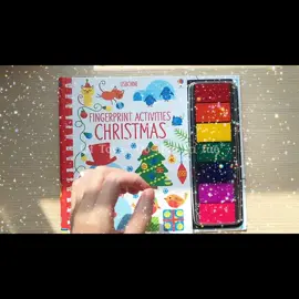 Nghe nhạc là thấy Giáng sinh đến gần rồi ạ 🥳 Tranh vẽ ngón tay chính hãng Usborne cho bé trai bé gái mọi lứa tuổi luôn ạ #liftoys #dochoichobe #quatangchobe #tranhvengontay #fingerpainting #xuhuong 