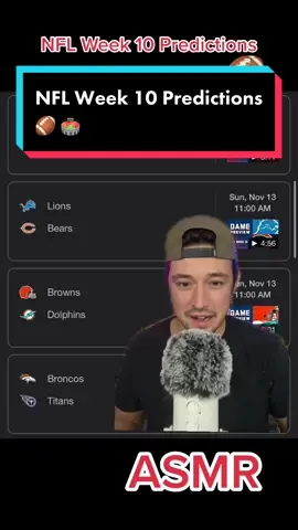 A little late haha I recorded this 2 days ago…I think 🤔, but anyways, my picks! 🏈  NFL ASMR Predictions! 🏟 🏈 #asmr @NFL #nflasmr #asmrnfl#greenscreen 