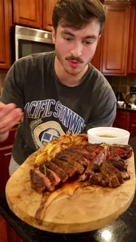 Steak & potatoes w/ creamy pan sauce.  Check out my Instagram for more!   #steak #food #cooking #potatoes #pansauce 