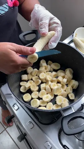 Uma panela de bananas e saiu isso!! #bananas #receita #receitasimples #receitarapida #cozinhando #cozinha