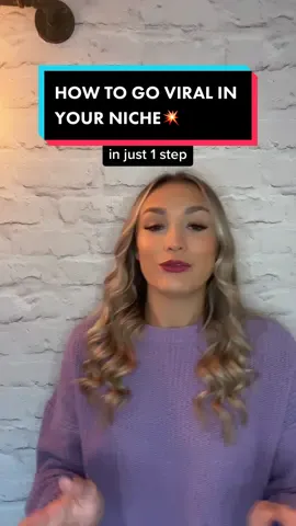 How to go viral in YOUR niche!👌🏼  Save this post and start growing your TikTok 💥  #smallbusinesstiktok #smallbiztips #tiktokforsmallbusinesses #contentcreationtips #socialmediamanageruk #smallbiztiktokgrowth #tiktokcoachforbusiness  