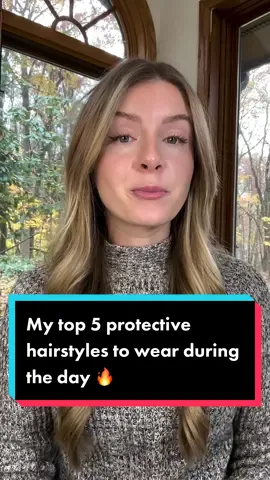 My top 5 protective hairstyles to wear during the day 🔥 #protectivestyles #protectivehairstyles #hairtok #trichologist 
