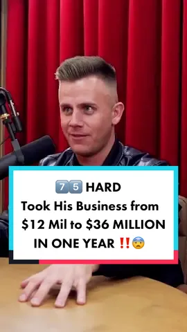 7️⃣5️⃣ took his Business from $12 Million to $36 MILLION IN ONE YEAR‼️😨